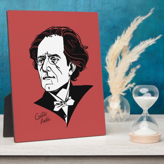 Gustav Mahler Fotoplaat (Zijkant)