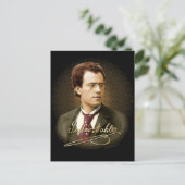 Gustav Mahler Handtekening Briefkaart (Staand voorkant)