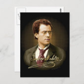 Gustav Mahler Handtekening Briefkaart (Voorkant / Achterkant)