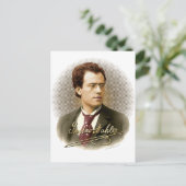 Gustav Mahler Handtekening Briefkaart (Staand voorkant)