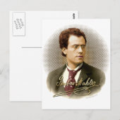 Gustav Mahler Handtekening Briefkaart (Voorkant / Achterkant)