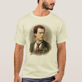 Gustav Mahler Handtekening T-shirt (Voorkant)