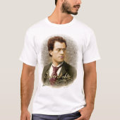 Gustav Mahler Handtekening T-shirt (Voorkant)