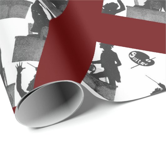 Gustav Mahler klassieke componentgeleider Cadeaupapier (Rol Hoek)