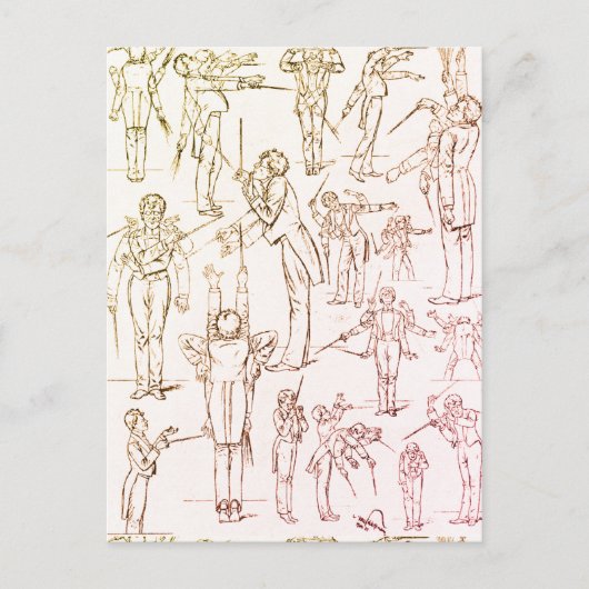 Gustav Mahler - Leidend Briefkaart (Voorkant)