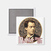 Gustav Mahler Magneet (Voorkant / Achterkant)
