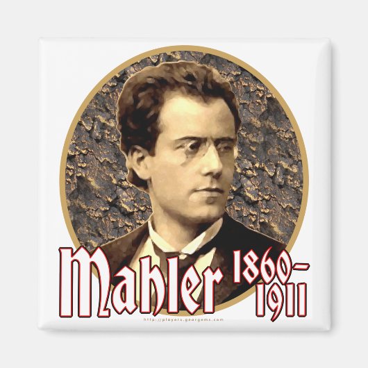 Gustav Mahler Magneet (Voorkant)