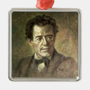 Gustav Mahler Metalen Ornament