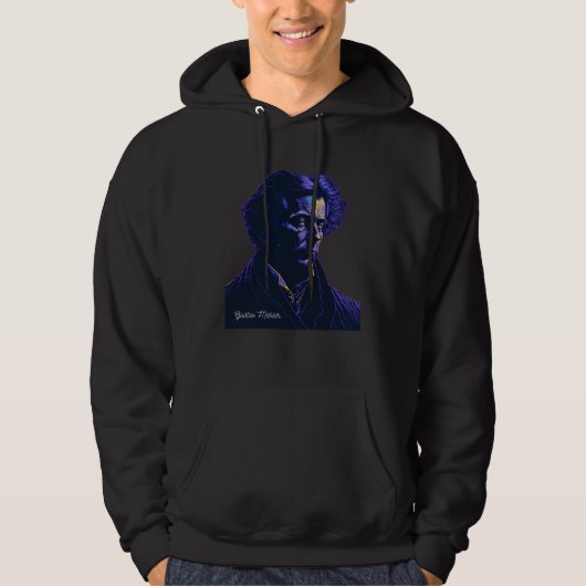 Gustav Mahler  Portrait Composer Illustration Pian Hoodie (Voorkant)