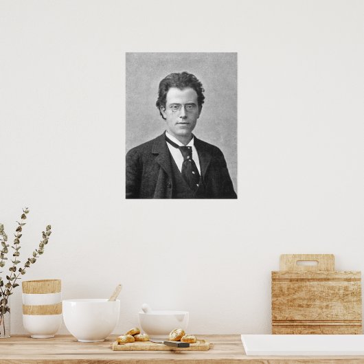 Gustav Mahler Poster (Keuken)
