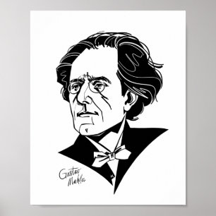 Gustav Mahler Poster