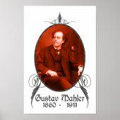 Gustav Mahler Poster (Voorkant)