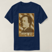 Gustav Mahler Retro Propaganda T-shirt (Design voorkant)