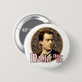 Gustav Mahler Ronde Button 5,7 Cm (Voorkant /achterkant)