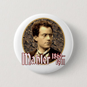 Gustav Mahler Ronde Button 5,7 Cm