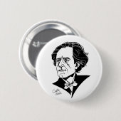 Gustav Mahler Ronde Button 5,7 Cm (Voorkant /achterkant)