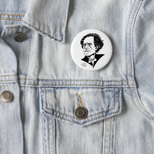 Gustav Mahler Ronde Button 5,7 Cm (In situ)