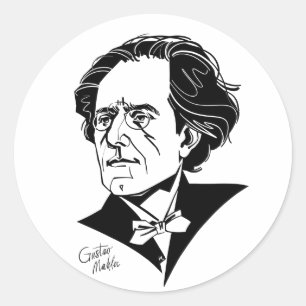 Gustav Mahler Ronde Sticker
