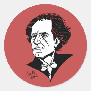 Gustav Mahler Ronde Sticker