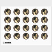 Gustav Mahler Ronde Sticker (Vel)