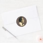 Gustav Mahler Ronde Sticker (Envelop)