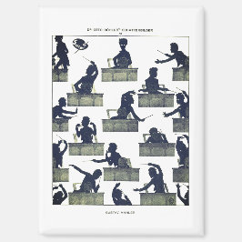 Gustav Mahler Silhouette by Otto Böhler Magneet