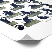 Gustav Mahler Silhouette by Otto Böhler Poster (Hoek)