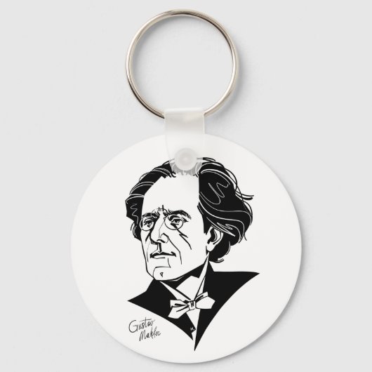 Gustav Mahler Sleutelhanger (Voorkant)
