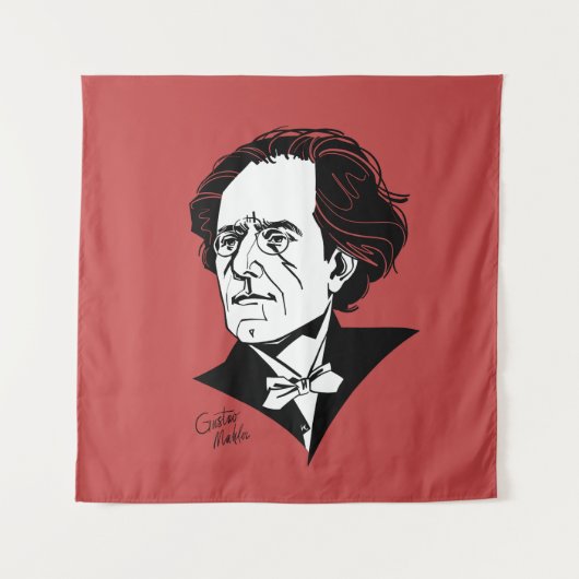 Gustav Mahler Wandkleed (Voorkant)