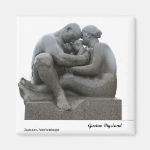 Gustav Vigeland sculptuur - Oslo, Noorwegen - magn Magneet