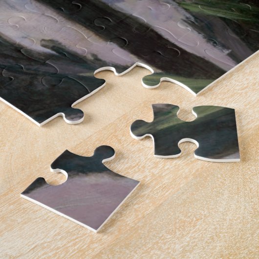 Gustave Cailebotte | Uitzicht uit een balkon Legpuzzel (Zijkant)