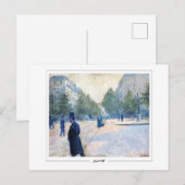 Gustave Caillebotte #104 - Fijne Kunst Briefkaart (Voorkant / Achterkant)
