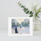 Gustave Caillebotte #104 - Kunst Briefkaart (Staand voorkant)