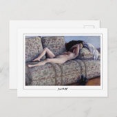 Gustave Caillebotte #12 - Briefkaart met fijne kun (Voorkant / Achterkant)