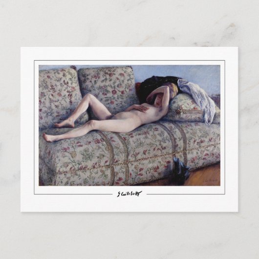 Gustave Caillebotte #12 - Briefkaart met fijne kun (Voorkant)