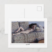 Gustave Caillebotte #12 - Kunst Briefkaart (Voorkant / Achterkant)