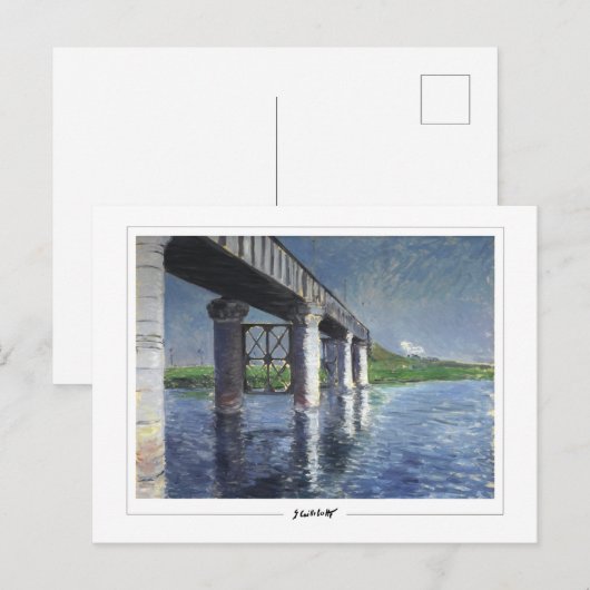 Gustave Caillebotte #13 - Kunst Briefkaart (Voorkant / Achterkant)