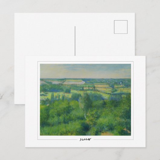 Gustave Caillebotte #146 - Kunst Briefkaart (Voorkant / Achterkant)