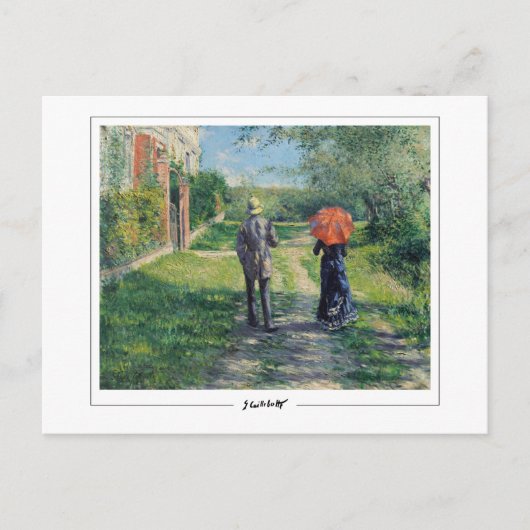 Gustave Caillebotte #14 - Kunstkaart Briefkaart (Voorkant)