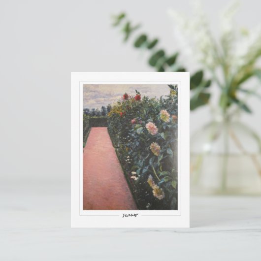 Gustave Caillebotte #181 - Kunst Briefkaart (Staand voorkant)