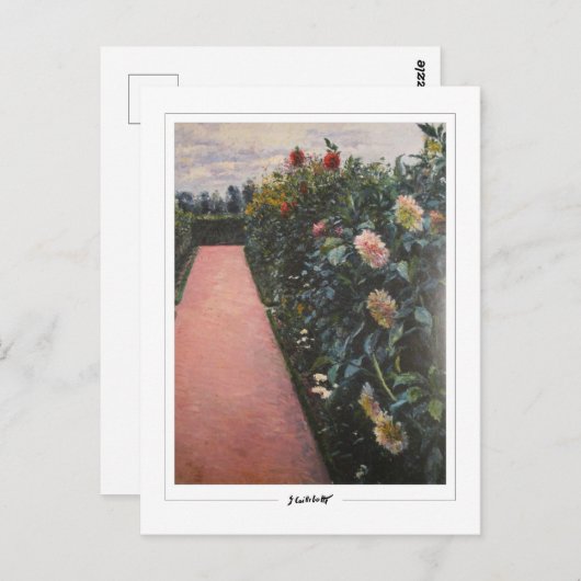 Gustave Caillebotte #181 - Kunst Briefkaart (Voorkant / Achterkant)