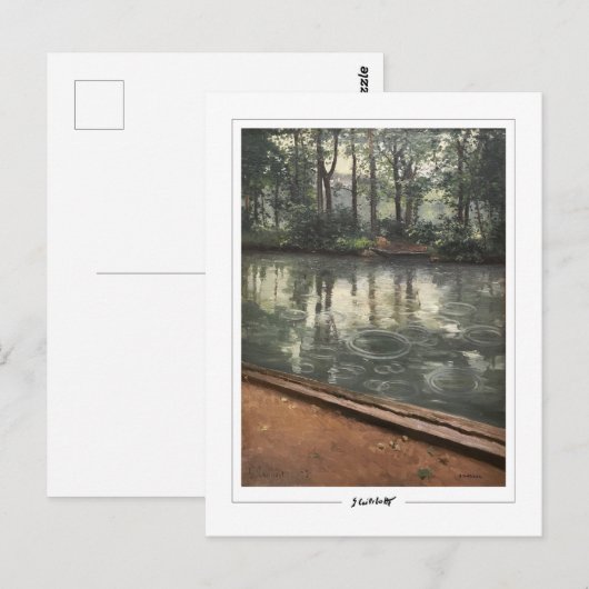 Gustave Caillebotte #273 - Kunst Briefkaart (Voorkant / Achterkant)