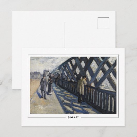 Gustave Caillebotte #298 - Kunst Briefkaart (Voorkant / Achterkant)