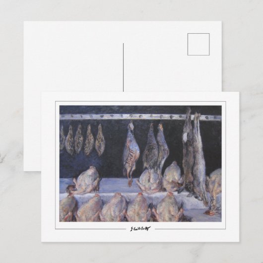 Gustave Caillebotte #348 - Fine Art Briefkaart (Voorkant / Achterkant)