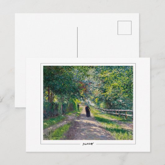 Gustave Caillebotte #3 - Fijne Kunst Briefkaart (Voorkant / Achterkant)