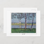 Gustave Caillebotte #67 - Kunstmatig Briefkaart (Voorkant / Achterkant)