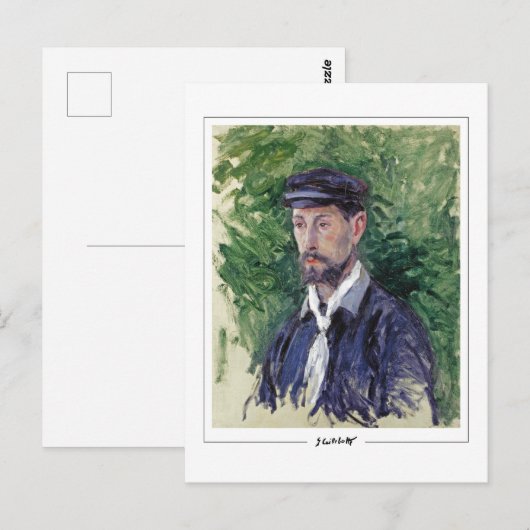 Gustave Caillebotte #82 - Briefkaart met fijne kun (Voorkant / Achterkant)