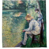 Gustave Caillebotte - Angling Douchegordijn (Voorkant)