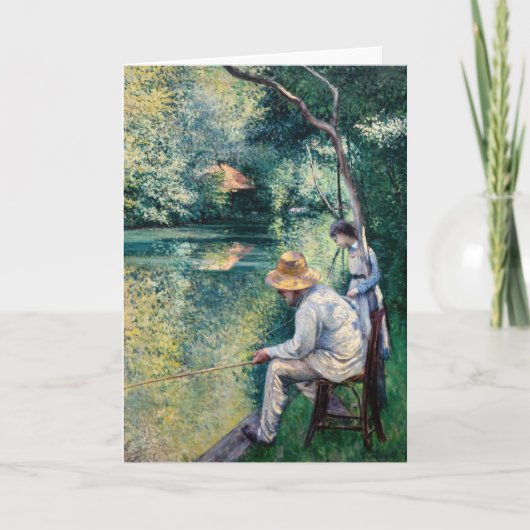 Gustave Caillebotte - Angling Kaart (Voorkant)