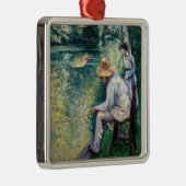 Gustave Caillebotte - Angling Metalen Ornament (Rechts)